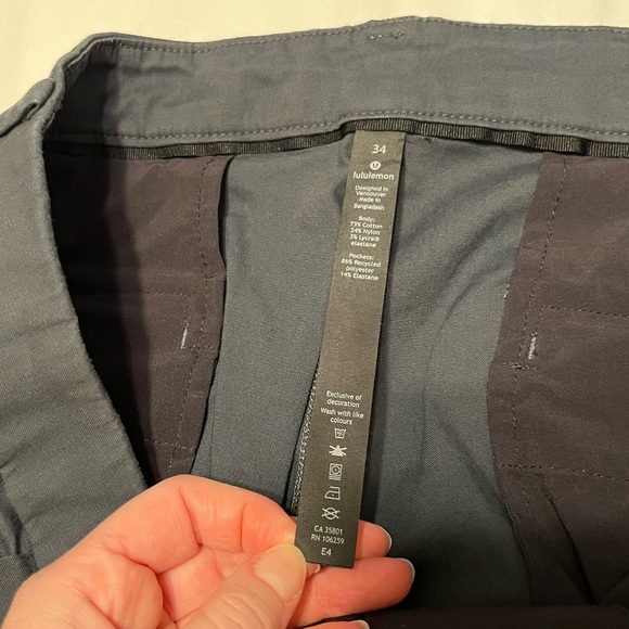 Lululemon Commission Pant Classic Swift Cottom 34"x30" - Picture 10 of 15
